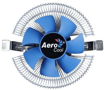 Кулер для процессора AeroCool Verkho I Soc-1150/1151/1155/ 4-pin 12-30dB Al 90W 190gr Ret