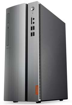 Компьютер, рабочая станция Lenovo ПК  IdeaCentre 310-15IAP MT P J4205 /4Gb/500Gb 7.2k/HDG505/DVDRW/CR/Free DOS/GbitEth/черный/серебристый