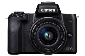 Фотокамера Canon EOS M50 черный 24.1Mpix 3" 4K WiFi 15-45 IS STM LP-E12 2680C012