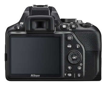 Фотокамера NIKON D3500 черный 24.2Mpix 18-55mm f/3.5-5.6 VR AF-P 3" 1080p Full HD SDXC Li-ion