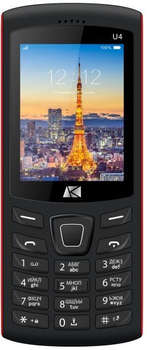 Сотовый телефон ARK U4 Benefit 32Mb черный моноблок 2Sim 2.4" 240x320 0.08Mpix BT GSM900/1800 MP3 FM microSD max64Gb