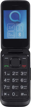 Сотовый телефон ALCATEL 2053D OneTouch черный раскладной 2Sim 2.4" 240x320 0.3Mpix BT GSM900/1800 GSM1900 MP3 FM microSD max21Gb