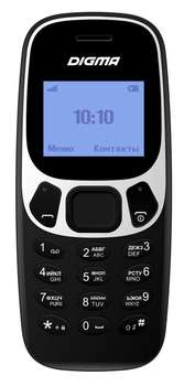 Сотовый телефон Digma Linx A105N 2G 32Mb черный моноблок 1.44" LT1046PM