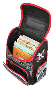 Школьный рюкзак SILWERHOF Car черный 830819