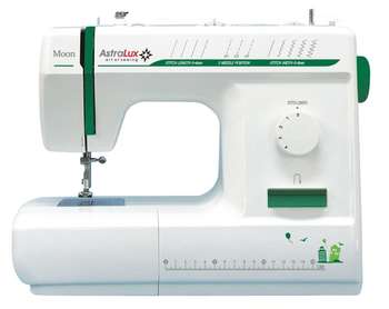 Швейная машина ASTRALUX Moon белый/зеленый