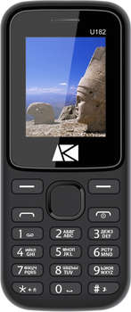Сотовый телефон ARK U182 Benefit 32Mb черный моноблок 2Sim 1.8" 128x160 BT GSM900/1800 TouchSc FM microSD max8Gb