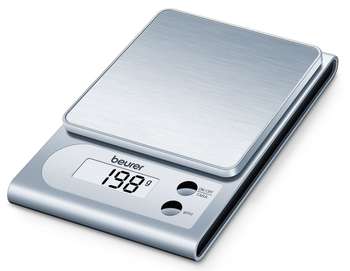 Кухонные весы BEURER Весы кухонные электронные KS22 макс.вес:3кг серебристый