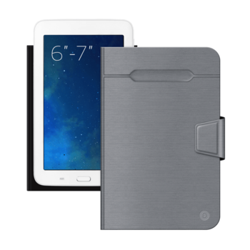 Аксессуар для планшета DEPPA Wallet Fold 6''-7'', серый, 87026