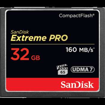 Карта памяти SanDisk Extreme Pro CF 160MB/s 32 GB VPG 65, UDMA 7 SDCFXPS-032G-X46