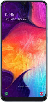 Смартфон Samsung Galaxy A50 SM-A505F 64Gb белый SM-A505FZWUSER