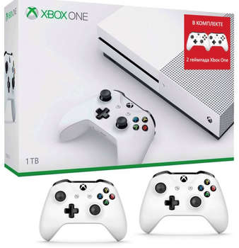 Игровая приставка Microsoft Игровая консоль Xbox One S 234-00357-2g белый