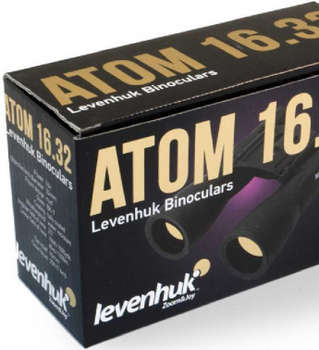 Бинокль Levenhuk 16-16x 32мм Atom 16x32 черный
