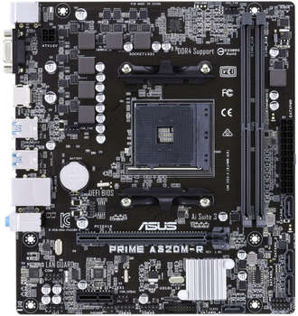 Материнская плата ASUS PRIME A320M-R-SI Soc-AM4 AMD A320 2xDDR4 mATX AC`97 8ch GbLAN RAID+VGA+HDMI White Box