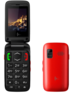Сотовый телефон F+ Ezzy Trendy 1 Red, 2.4'' 240х320, 256MHz, 1 Core, 32MB RAM, 32MB, up to 16GB flash, 0,3Mpix, 2 Sim, BT v2.1, Micro-USB, 800mAh, 89g, 100,8 ммx53 ммx19,5 мм Ezzy Trendy 1 Red