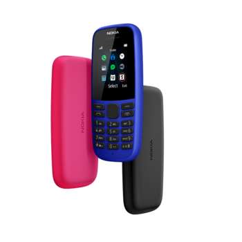 Сотовый телефон Nokia 105 DS TA-1174 BLACK, 1.8'' 160x120, 4MB RAM, 4MB, 2 Sim, Micro-USB, 800mAh, S30+, 73,02 г, 112 ммx49,45 ммx14,4 мм 16KIGB01A01