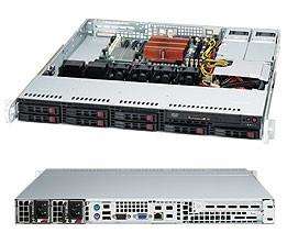 Корпус для сервера SuperMicro 1U 400W BLACK CSE-113MTQ-R400CB