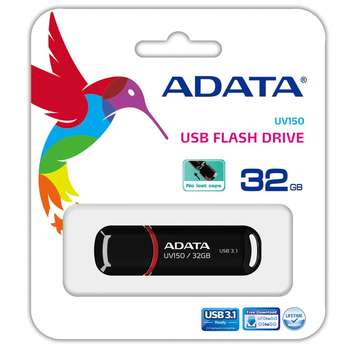 Flash-носитель ADATA USB3.1 32GB BLACK AUV150-32G-RBK