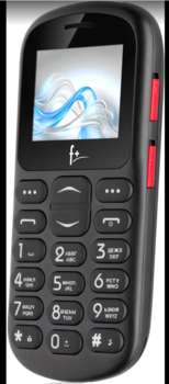 Сотовый телефон F+ Телефон сотовый Ezzy1 Black, 1.77'' 128x160, 32MB RAM, up to 16GB flash, 0.08Mpix, 2 Sim, Micro-USB, 800mAh, 81g, 118 ммx55,2 ммx14,3 мм Ezzy1 Black_A
