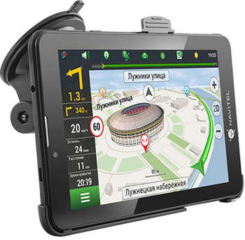 GPS-навигатор NAVITEL Навигатор Автомобильный GPS T707 3G 7" 1024x600 16384 microSD Bluetooth черный Navitel