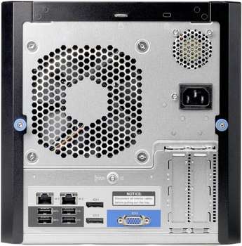 Сервер HPE ProLiant MicroServer Gen10 1xX3216 1x8Gb x4 3.5" SATA 1G 2P 1x200W 2xDisplayPort 873830-421