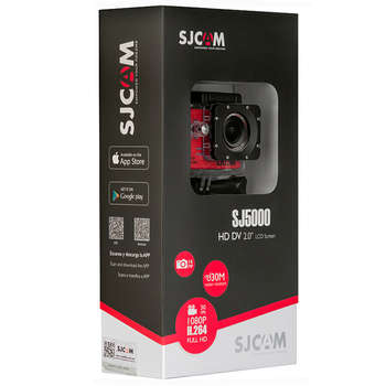 SJCAM Экшн-камера  SJ5000 1xCMOS 14Mpix красный