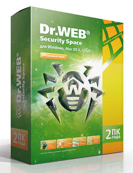 Антивирус Dr.web Security Space 2 ПК/2 года (BHW-B-24M-2-A3)