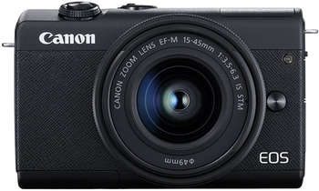 Фотокамера Canon EOS M200 черный 24.1Mpix 3" 4K WiFi 15-45 IS STM LP-E12 (3699C010)