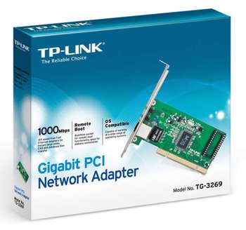 Сетевая карта TP-LINK Сетевой адаптер Gigabit Ethernet  TG-3269 RJ-45