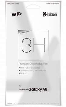 Аксессуар для смартфона Samsung Защитная пленка для экрана  WITS для  Galaxy A8 прозрачная 1шт.