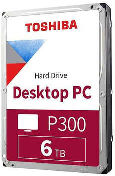 Жесткий диск HDD Toshiba SATA-III 6Tb HDWD260UZSVA P300 128Mb 3.5"