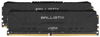 Оперативная память Crucial 8GB Kit DDR4 2400MHz Ballistix Black (BL2K4G24C16U4B)