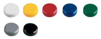Демонстрационное оборудование HEBEL MAUL Магнит для досок 6176199 разные цвета d=20мм круглый