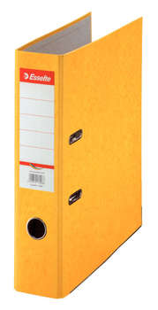 Папки и файлы ESSELTE Папка-регистратор Rainbow 17928P A4 75мм картон желтый