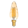 Лампа HIPER Лампочка LED DECO FILAMENT CONE 4W 480Lm E14 35105 6500K GOLD HL-2214