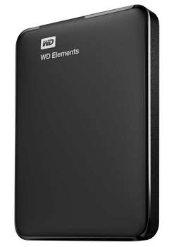 Внешний накопитель Elements Portable WDBMTM0020BBK-EEUE 2ТБ 2,5" 5400RPM USB 3.0 Black