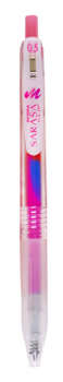 Ручка гелевая ZEBRA SARASA CLIP MARBLE авт. 0.5мм резин. манжета 5цв. ассорти