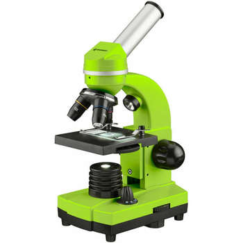 Микроскоп Bresser Junior Biolux SEL монокуляр 40-1600x на 3 объектива зеленый 74319