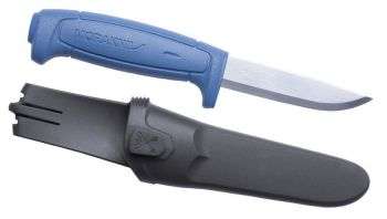 Нож кухонный MORAKNIV Нож Basic 546  стальной разделочный лезв.91мм прямая заточка синий/черный