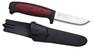 Нож кухонный MORAKNIV Нож Pro C  стальной разделочный лезв.91мм прямая заточка бордовый/черный