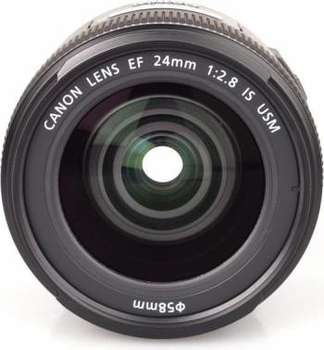 Объектив Canon EF IS USM 24мм f/2.8 черный 5345B005