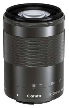 Объектив Canon EF-M IS STM 55-200мм f/4.5-6.3 черный 9517B005