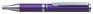 Ручка шариковая ZEBRA SLIDE авт. телескопич.корпус фиолетовый синие чернила коробка подарочная BP115-PU