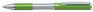Ручка шариковая ZEBRA SLIDE авт. телескопич.корпус светло-зеленый синие чернила коробка подарочная BP115-LG