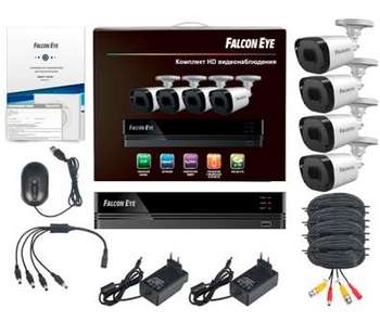 Комплект видеонаблюдения FALCON EYE 4CH + 4CAM KIT FE-2104MHD KIT SMAR FE-2104MHDKITSMART