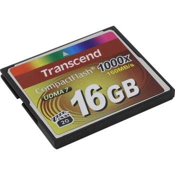 Карта памяти Transcend CompactFlash 1000 16GB TS16GCF1000