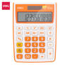 Калькулятор DELI настольный E1238/OR оранжевый 12-разр.
