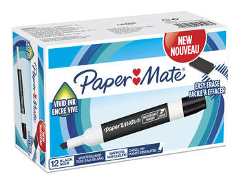 Маркер PAPER MATE Набор маркеров для досок 2084308 Sharpie скошенный пиш. наконечник черный коробка