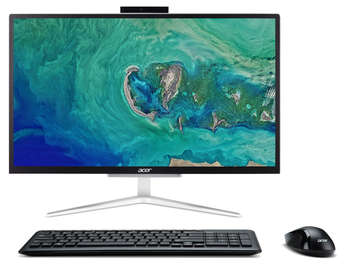 Моноблок Acer Aspire C22-820 21.5" Full HD PS J5040 /4Gb/1Tb 5.4k/UHDG 605/Endless/GbitEth/WiFi/BT/65W/клавиатура/мышь/серебристый/черный 1920x1080 DQ.BDZER.002