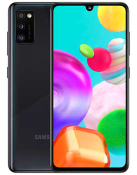 Смартфон Samsung SM-A415F Galaxy A41 64Gb DEMO черный моноблок 3G 4G 6.1" 1080x2400 Android 10 48Mpix 802.11 a/b/g/n/ac GPS GSM900/1800 GSM1900 TouchSc MP3