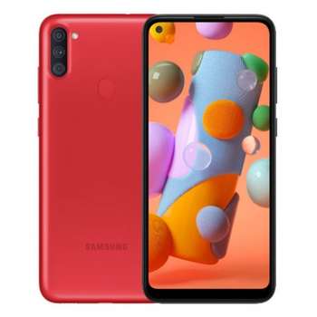 Смартфон Samsung SM-A115F Galaxy A11 32Gb DEMO красный моноблок 3G 4G 6.4" 720x1560 Android 10 13Mpix 802.11 b/g/n GPS GSM900/1800 GSM1900 TouchSc MP3